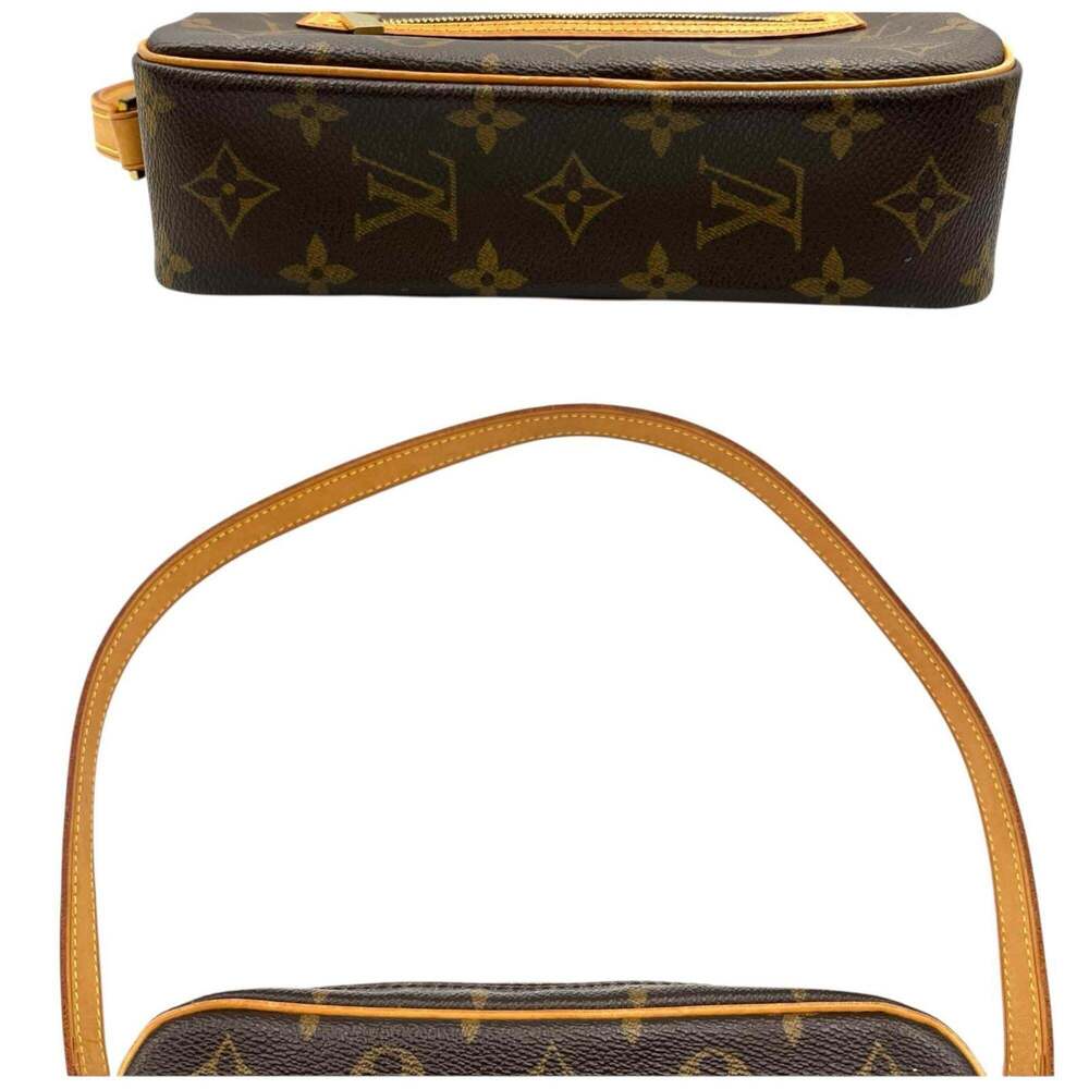 LOUIS VUITTON Brown Monogram Canvas Pochette Mini Bag - Picture 4 of 10
